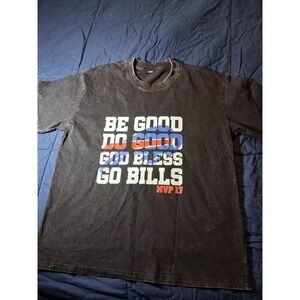 Be Good Do Good 17 Go Bills Colors T-Shirt Mens Small